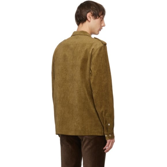 SEFR green Lukey button down shirt - Picture 3 of 10